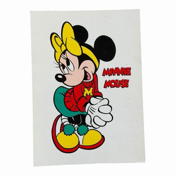 2 Vintage Disney Postcards Memories of Mickey Rev Minnie Mouse LMPC Impressions - Picture 3 of 10